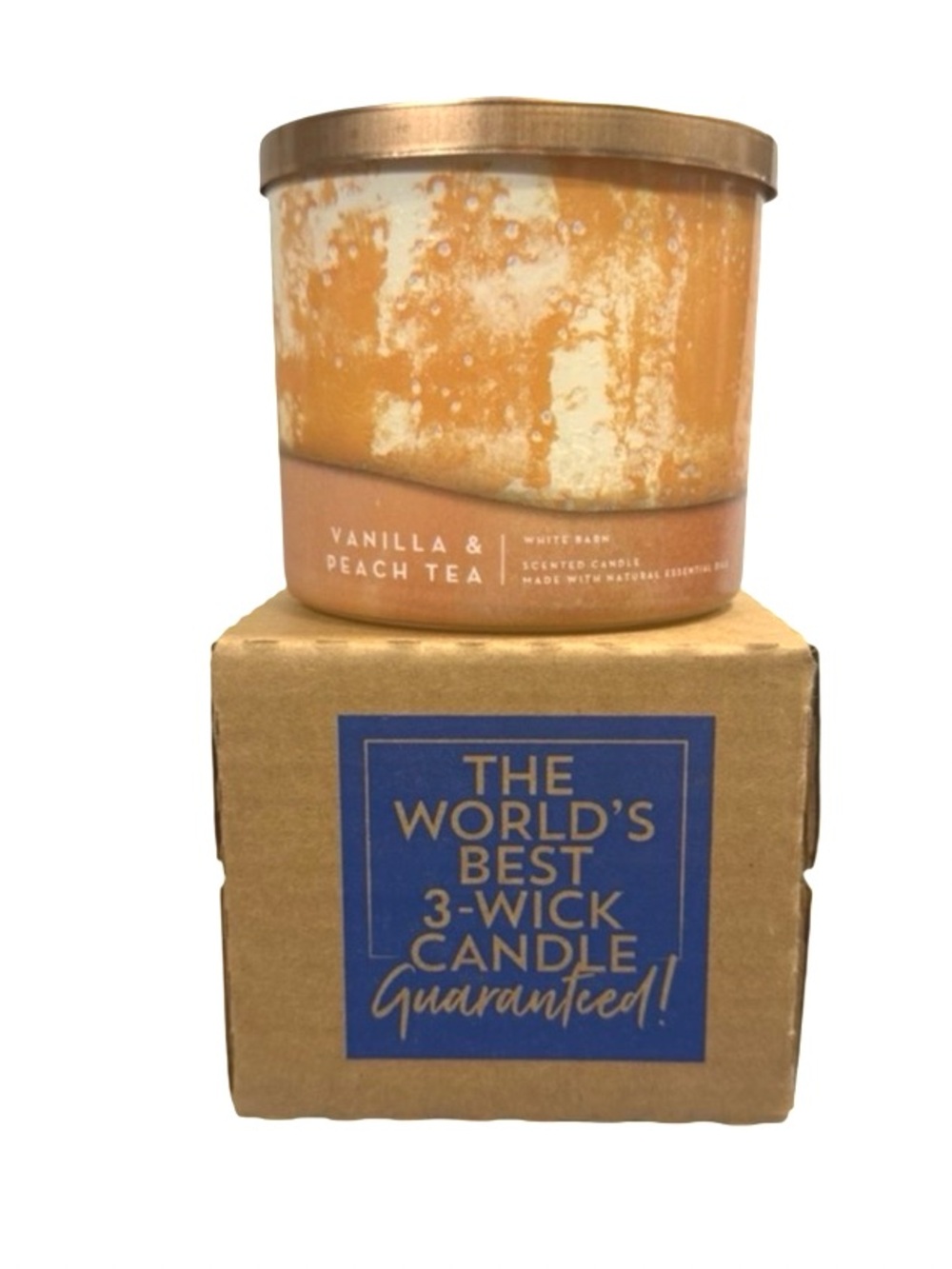 Vanilla and Peach Tea Candle